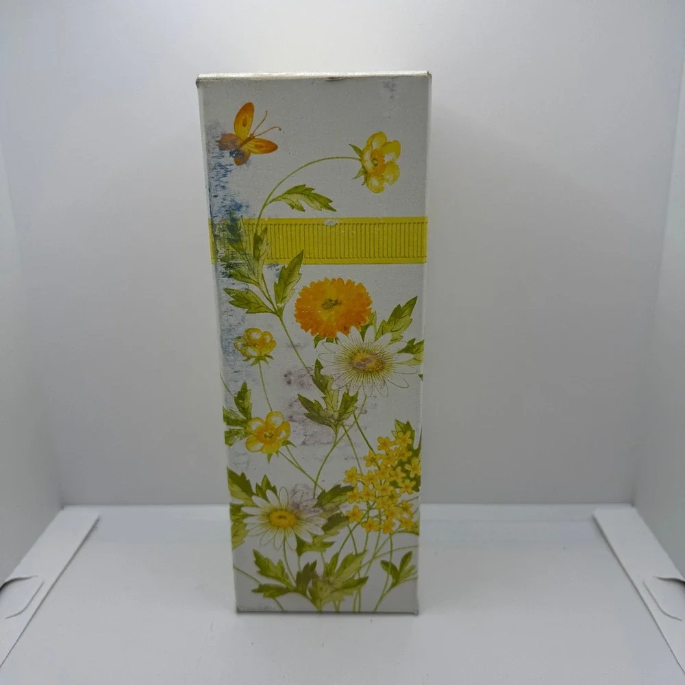 Vintage Avon‎ Buttercup Candlestick Sonnet Cologne with Original Box